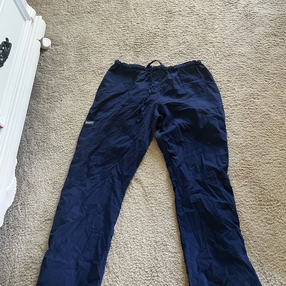 Butter soft navy blue scrubs TOP AND BOTTOM